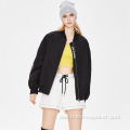 Autumn New Ladies Oversized Zipper Pocket Baseball Jacket